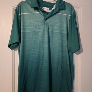 Men's Green Polo Shirt For GOLF